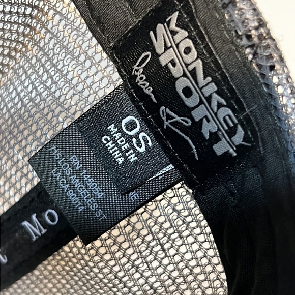 Monkey Sport Pepper Foster Mens Snap Back Cap O/S - Picture 8 of 12